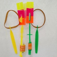 Flèches volantes, gadget incroyable, lance-pierre à élastique, bande de caoutchouc, jouet lumineux à LED