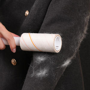 Mini rouleau anti-peluche Innowell avec poignée rétractable, éliminateur de poils de vêtements portable, papier de remplacement à déchirer et à utiliser - Product Image 4