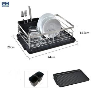 Chino fábrica precio barato <span class=keywords><strong>platos</strong></span> agua secado titular <span class=keywords><strong>de</strong></span> la encimera <span class=keywords><strong>de</strong></span> la cocina ordenado herramientas <span class=keywords><strong>de</strong></span> acero alambre pulido marco plato <span class=keywords><strong>escurridor</strong></span> estante - Product Image 6