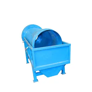 Mobile wet type compost trommel screen rotary drum screen equipment