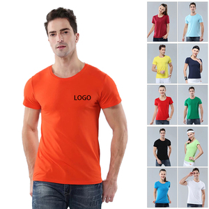 T-shirt Bianca in Cotone 65% da 180gsm <span class=keywords><strong>a</strong></span> <span class=keywords><strong>Prezzo</strong></span> Conveniente, Stampa Personalizzata del LOGO, Magliette Semplici per Uomo - Product Image 4