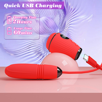 Zungen-Vibrator für Frauen - G-Punkt & Klitoris-Stimulator mit 9 Frequenzen Silikon+ABS USB-Aufladbar Liebesspielzeug