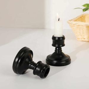 Candelabro de Hierro Forjado Europeo para Mesa de Comedor, Candelabro Pequeño para Decoración del Hogar, Portavelas de Varilla - Product Image 2