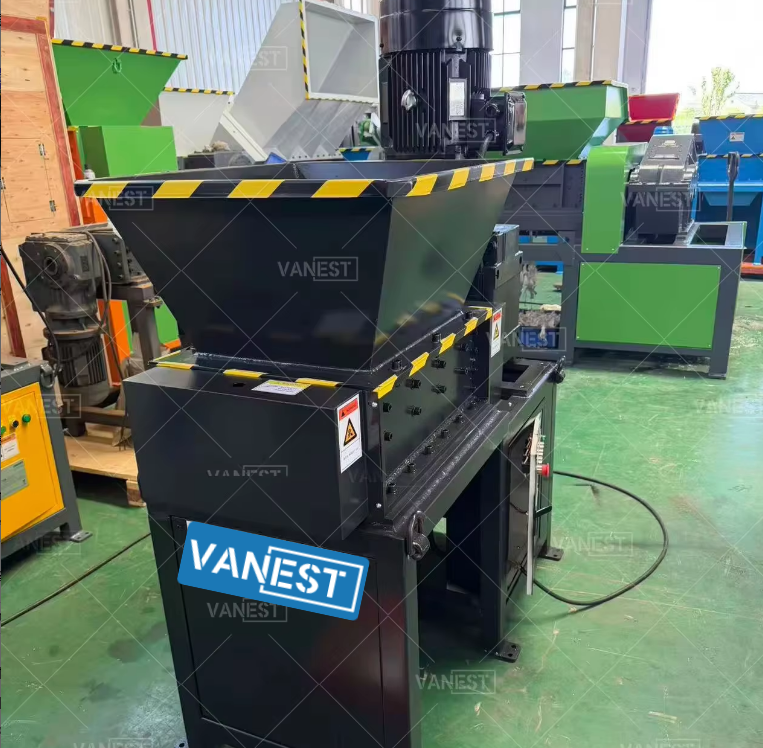 VANEST Waste Fabric Disintegrator Tough Single Shaft Rotor Tears Garment Cotton Cloth Textile Scrap Resource Regeneration