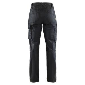 BLAKLADER - 714011419999C34 Pantalon de service pour femme stretch Noir/Noir-PANTALON DE TRAVAIL EAN 7330509814109 PANTALON DE TRAVAIL CARGO - Product Image 3