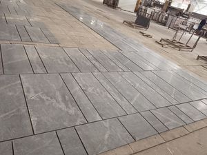 Encimera de granito gris plateado de galaxia Natural personalizada, encimera de Isla de granito azul cielo gris atlántico, encimera T20mm T30mm - Product Image 5