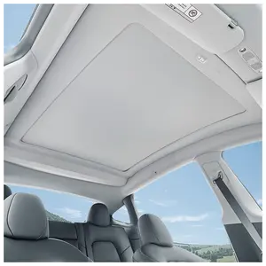 Pára-sol para teto de carro, pára-sol traseiro para janela de luz, compatível com Tesla modelo Y