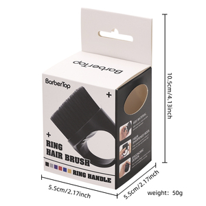 แปรงทำความสะอาดข้อนิ้วสำหรับช่างตัดผมแปรงเคราขนแปรงอ่อนนุ่มสำหรับร้านเสริมสวยของผู้ชาย - Product Image 1