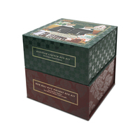 Confezione regalo per vino stampata uv in cartone rigido con chiusura magnetica con flip flap fatta a mano personalizzata in fabbrica con inserti