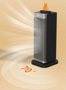 Calentador Electrónico de 2000W con Control Remoto, Calentador de Escritorio PTC con Protección Contra Sobrecalentamiento, Termostato Ajustable, Opciones para Enchufes EU/UK/US, 220V - Product Image 6