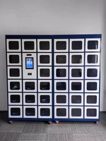 Auto commande ramassage refroidissement mart casier alimentaire livraison intelligente électronique en acier réfrigéré casiers alimentaire colis casier intelligent
