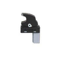 1KD959855 XSH Noir avec garniture chromée, interrupteur de lève-vitre électrique simple, compatible avec Sagitar Magotan B6/B7 Golf 6 Tiguan Touran CC Octavia Superb