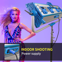 Studio allume la lumière LED RGBW avec équipement de fabrication vidéo à distance 500w 2800-9990k éclairage photographique à panneau souple 95ra
