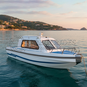 2025 Hochwertiges Luxus-Kabinen boot 6M/19.6Ft Fiberglas-Mittel konsolen yacht 8 Personen Schnellboote - Product Image 3