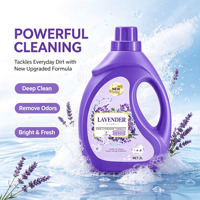 Lessive parfumée à la lavande 2kg pour usage domestique, longue durée, protection des couleurs, soin des mains - Fabricant du Shandong, vente en gros en vrac