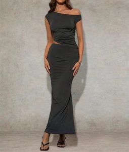 Conjuntos de faldas informales de manga de burbuja de cintura suelta francesa para mujer - Product Image 5