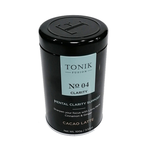 Bidons en étain à couvercle hermétique personnalisés Boîtes rondes en étain pour poudre de chocolat Boîtes métalliques scellées pour poudre de café alimentaire - Product Image 1