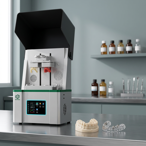 Imprimante dentaire numérique automatique professionnelle avec plateau chauffant en aluminium pour la production de couronnes, de prothèses dentaires et de modèles orthodontiques en laboratoire - Product Image 2