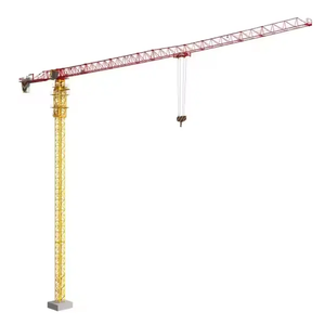 Grúa Torre Nueva de 18 Toneladas Marca Líder en China SLT315 con Motor y Componentes de Engranajes, Momento de Elevación de 315 Tm, Altura Máxima de 62.7m - Precio de Fábrica - Product Image 1
