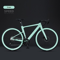 Vélo de course sur route 700C, cadre en alliage d'aluminium 6061, double paroi, groupe 20S L-TWOO, frein à disque hydraulique, guidon intégré, ultra-léger