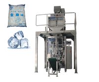 Machine automatique électrique verticale de formage, de remplissage et de scellage de sacs pour l'emballage alimentaire et des glaçons, facile à utiliser, pour film plastique