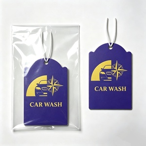 Ambientador de Coche Personalizado con Forma de Papel, Ambientador de Coche de Lujo con Logotipo Personalizado y Todas las Fragancias - Product Image 3