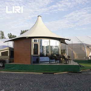 Thiết Kế Mới Ngoài Trời Sang Trọng Lục Giác Glamping Safari Lều Để Bán - Product Image 3