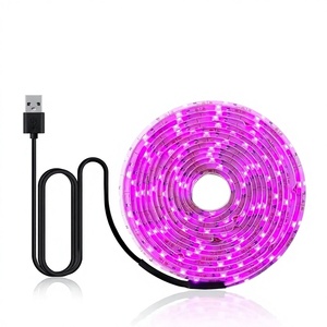 Luz <span class=keywords><strong>LED</strong></span> USB para Cultivo de Plantas, 5V 2835LDE, Espectro Completo Rojo y Azul, Impermeable, Luz Suplementaria - Product Image 1