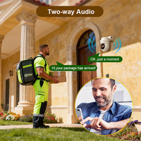 Nueva Cámara WiFi Inteligente Tuya para el Hogar, 4MP, Cámara IP PTZ para Exteriores, Monitoreo Remoto por Aplicación, Control por Voz