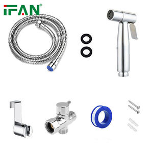 आईफान उच्च गुणवत्ता वाले बाथरूम हाथ में रखे गए बाइट्स शटफ हैंडहेल्ड शटफ शौचालय स्वच्छता बाइबिल स्नान सेट - Product Image 3