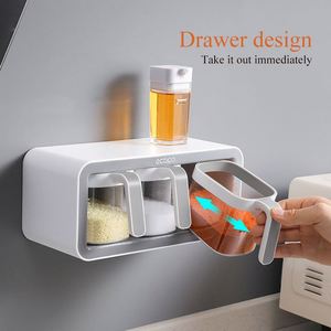 Caja Ecológica Personalizada con Cuchara, Combinación de Múltiples Compartimentos, Salero, Artículos para el Hogar, Condimentos - Product Image 4
