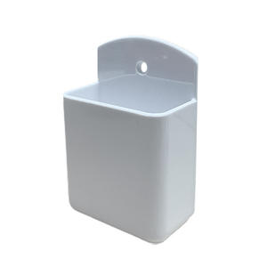 Wall Mounted Remote <b>Control</b> <b>Holder</b> Rectangle Storage Box For Air Conditioner Indoor Organizer White Black - Product Image 2