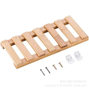 Wall Mounted Wooden <b>Shelf</b> Rectangle Durable Storage <b>Rack</b> For Home Office Bathroom Plant Display - Product Image 3