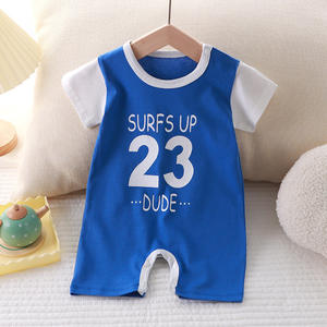 Tutine per Neonati 100% Cotone, <span class=keywords><strong>Abbigliamento</strong></span> Estivo per Bambini e Bambine, <span class=keywords><strong>0</strong></span>-3-6-9-12-24 <span class=keywords><strong>Mesi</strong></span> - Product Image 4