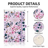Carnets de notes à fleurs colorées, planificateur quotidien et hebdomadaire, carnet de poche, papeterie scolaire, fournitures cadeaux