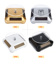 Jingying Plattenspieler Solar Showcase Rotierender Schmuck Uhren ring Telefonst änder Organizer Schmuck Display Plattenspieler