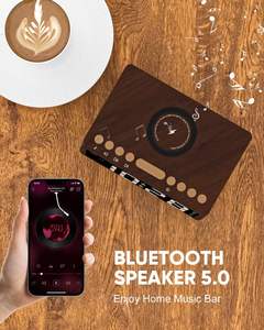 Réveil numérique multifonctionnel en gros 10W avec station LED, en plastique ABS, pour bureau, chambre à coucher, salon, <span class=keywords><strong>radio</strong></span> FM, téléphone sans fil - Product Image 3