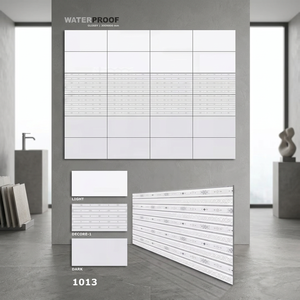 Azulejos de pared de cerámica de diseño dorado de fábrica Vistaar súper brillante 12x24 30x60cm 300x600mm porcelana esmaltada para decoración del hogar - Product Image 2