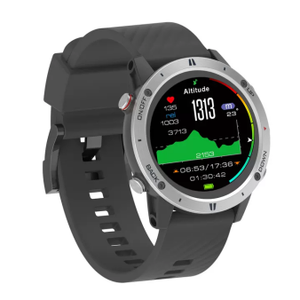 Sunroad G5 Pro Smart Watch Orange Silicone Band AMOLED Display GPS Heart Rate Monitor Outdoor Sports Stainless Steel Case - Product Image 3