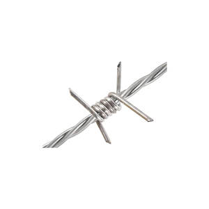 Fil de fer barbelé galvanisé à 4 points avec un espacement de 4 pouces entre les barbelés - Product Image 6