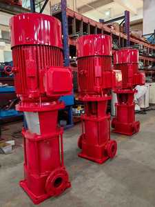 Conjunto de bombas verticales multietapa para aplicaciones de extinción de incendios, bomba centrífuga vertical multietapa para sistemas de protección contra incendios - Product Image 4