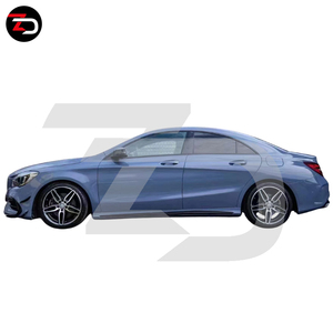 Kit carrosserie style CLA45 2017-2019 en gros avec pare-chocs, calandre principale, jupes latérales pour <span class=keywords><strong>CLA</strong></span> Classe W117 2013-2016 CLA180 200 <span class=keywords><strong>220</strong></span> 250 260 - Product Image 4
