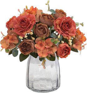 <span class=keywords><strong>Bouquet</strong></span> artificiel de 6 roses <span class=keywords><strong>hibiscus</strong></span>, <span class=keywords><strong>bouquet</strong></span> de <span class=keywords><strong>mariée</strong></span>, fleurs de mariage en soie artificielle, décoration de salon - Product Image 6