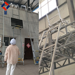 Robust Channel Steel Ladder Lift Electric <b>Hoist</b> Heavy Duty Solar Panel Roof Lift for Industrial Construction Sites - Product Image 3