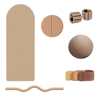 Accessoires de Yoga et Pilates pour l'entraînement de force : Ballon de Yoga et Pilates, Poids de cheville réglables, Haltères de main en silicone, Tapis de Yoga
