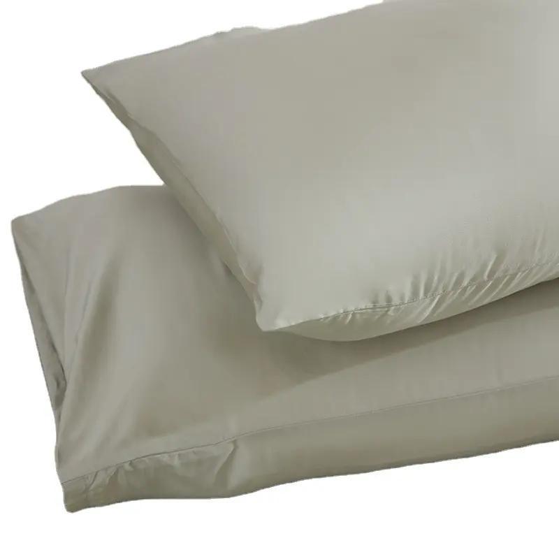 新しいピュアカラー刺繍竹枕カバー昇華枕カバー装飾ベッド枕カバー