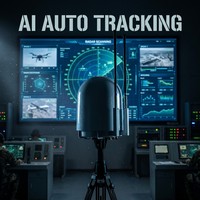 Détecteur de drones à bande complète fixe 70 MHz-8 GHz, portée de 10 km, système de surveillance des drones avec analyse de balayage à spectre complet