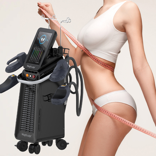 2023 New EMS Evolve Standing Body Contouring Slimming RF Vibration Machine Skin Tightening Massager Face Shaping Weight Loss