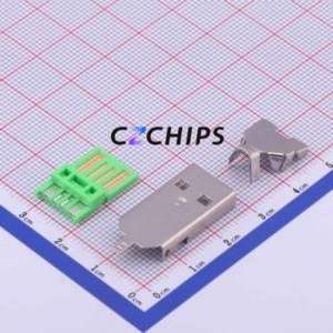 917-701A109DM0400 USB Connector Connector ( Connector Type: Type-A )( Protocol Standard: USB 2.0 )( Gender: Male ) - Product Image 2