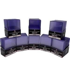 3X4 Toploader Pts Milieuvriendelijke Naadloze <span class=keywords><strong>Top</strong></span> Loader JO-AC-<span class=keywords><strong>TOP</strong></span> Kaarthouder Toploader - Product Image 1